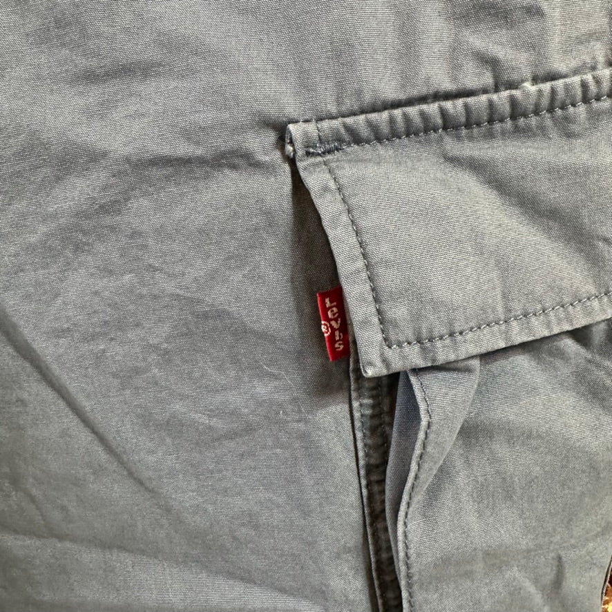 Levi's Shorts Mens 36 Cargo Blue Hiking Camping Levis NEW