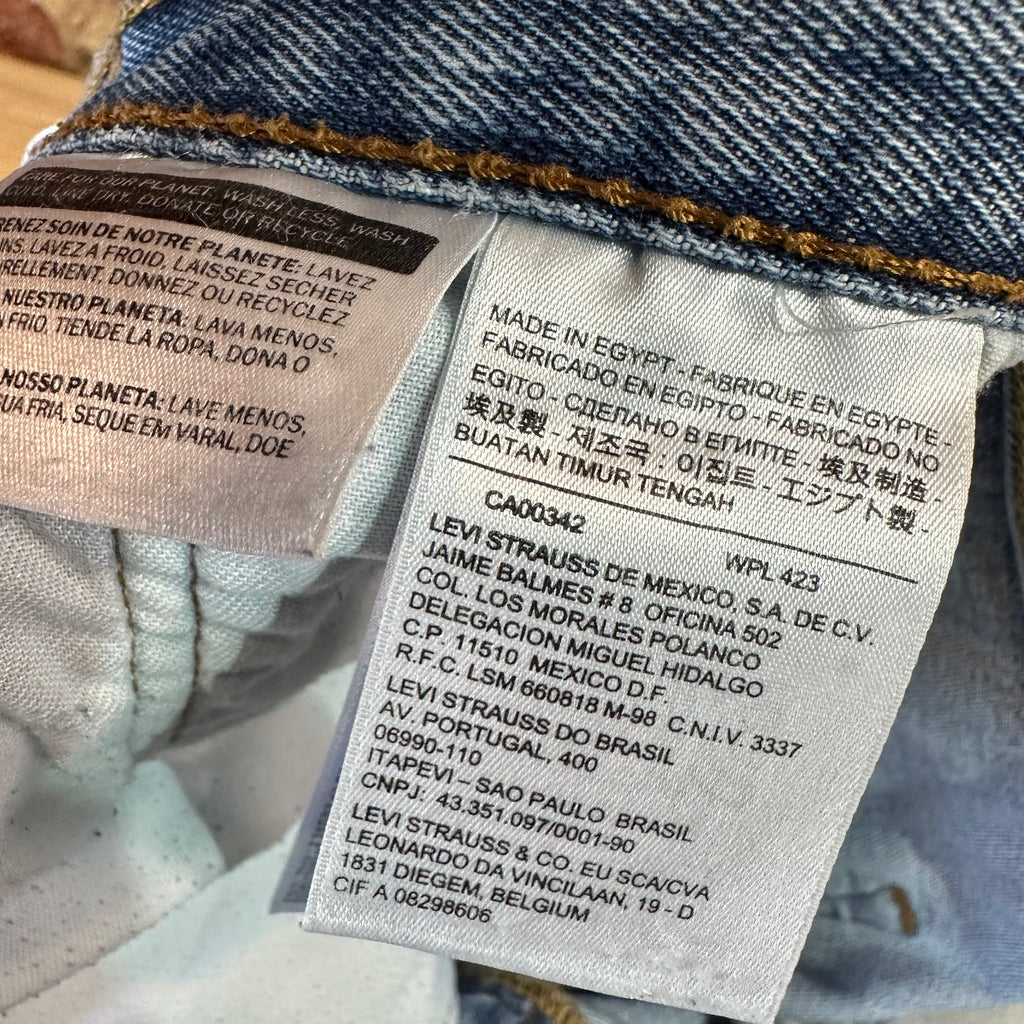 Levi's 501 Mens 38x32 Blue Jeans