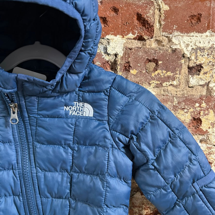 The North Face Baby Thermoball Eco Hooded Baby Jacket 3-6 Months Blue