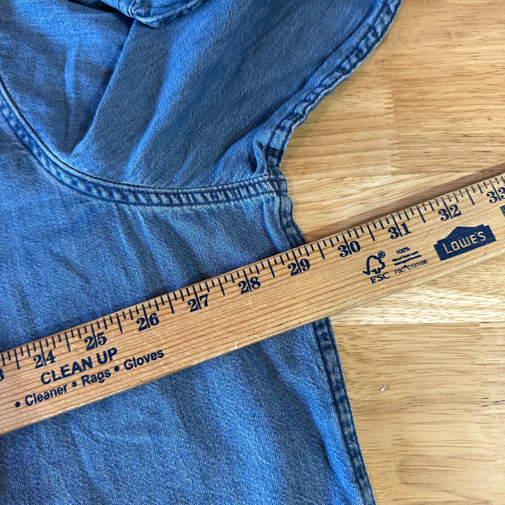 Levi's Mens 3XL Tall Pearl Snap Western Jean Shirt NEW