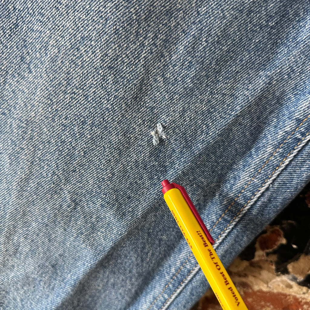 Carhartt Mens 38x28 Blue Jeans