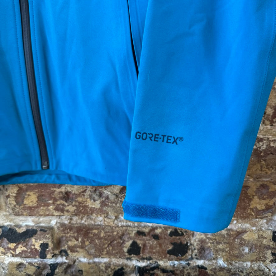 North Face Mens Small Apex Goretex blue Jacket