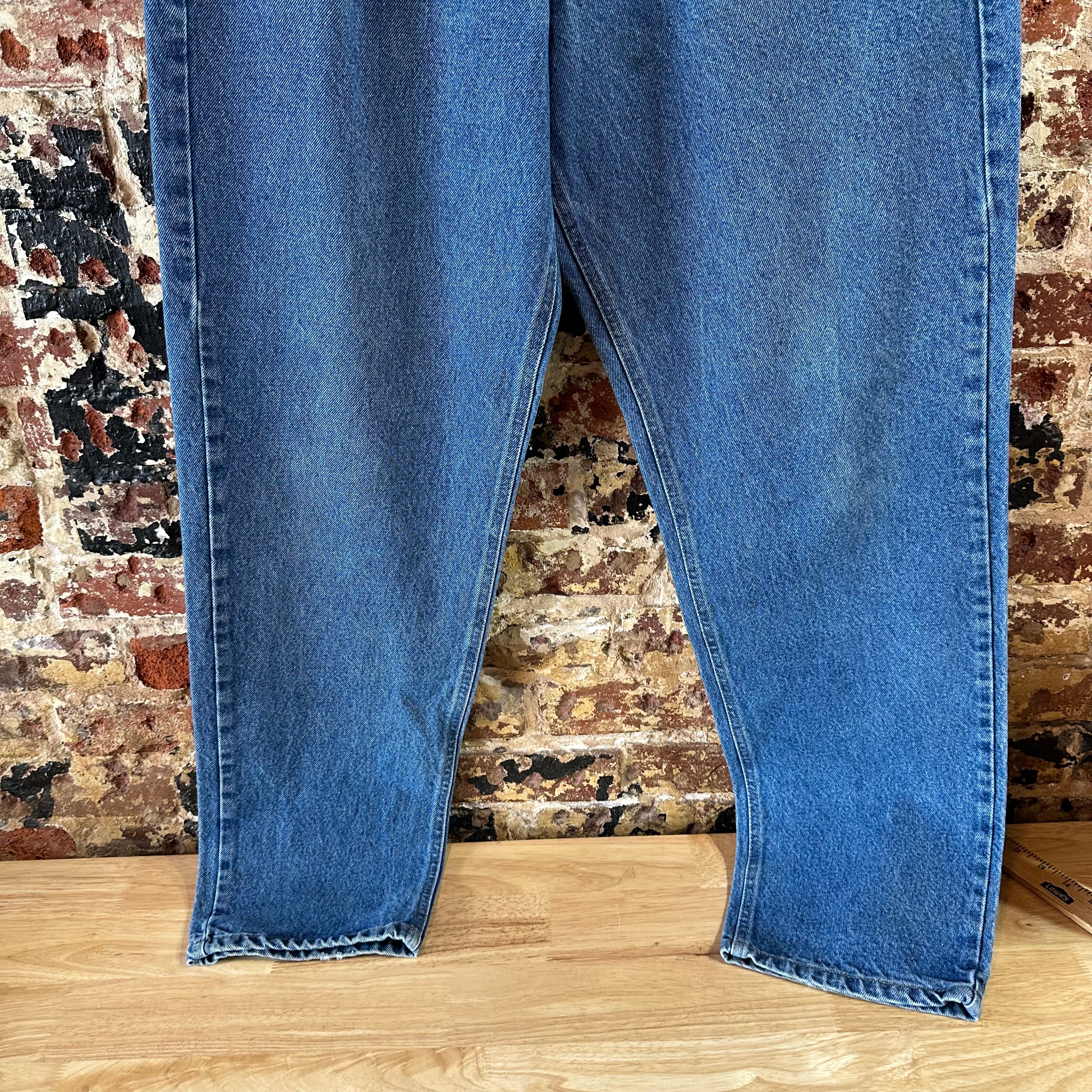 Carhartt Mens 36x34 Blue Jeans