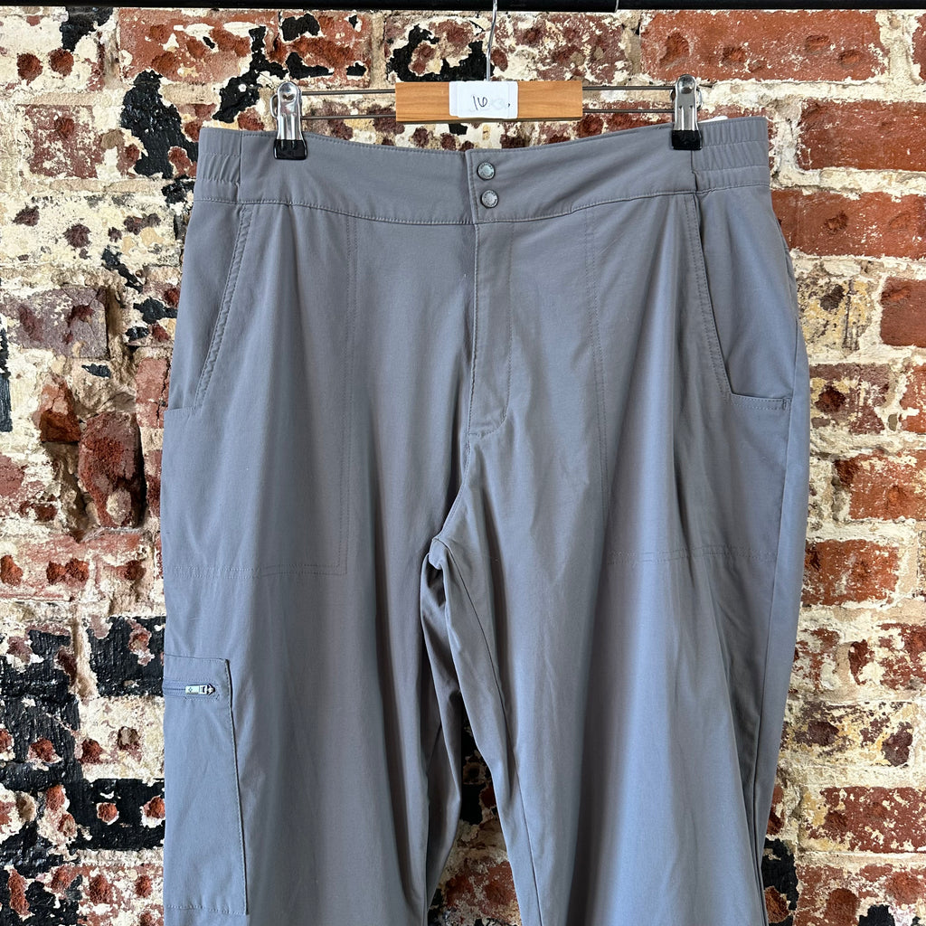 Columbia Pants Womens 16 Gray pants 35x31" Hiking outdoor Roll Tab