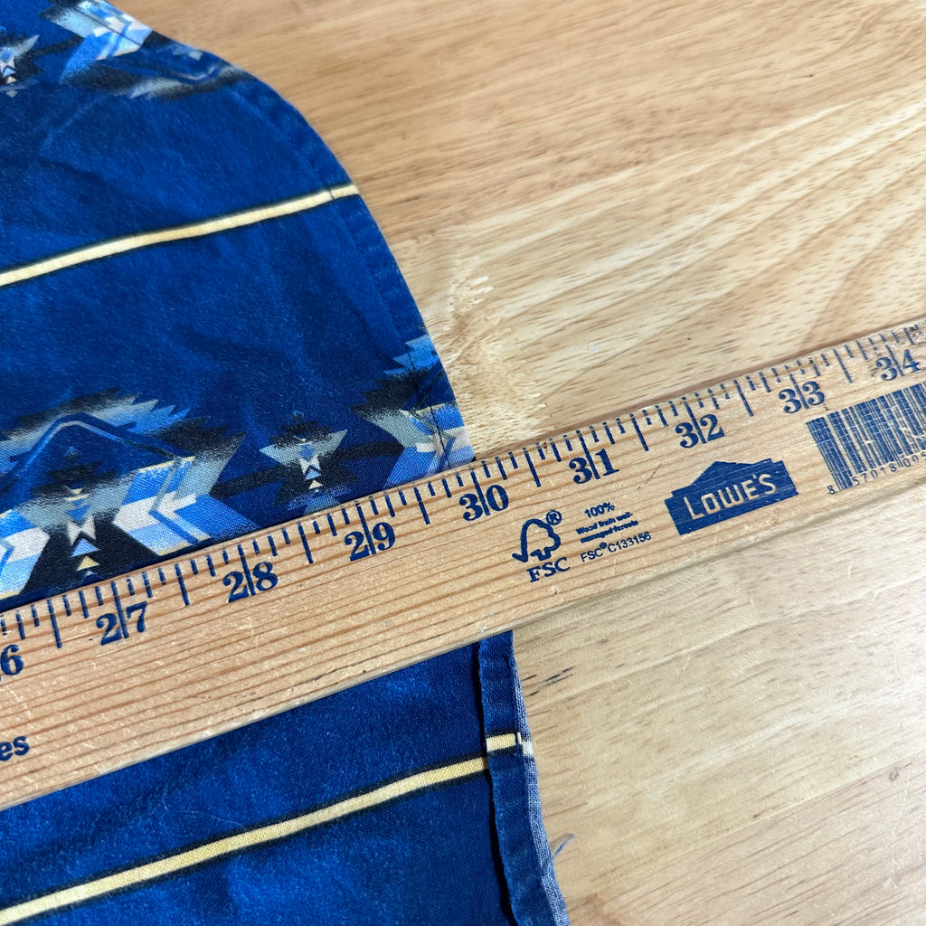 VTG Wrangler Mens Medium Aztec Western Shirt