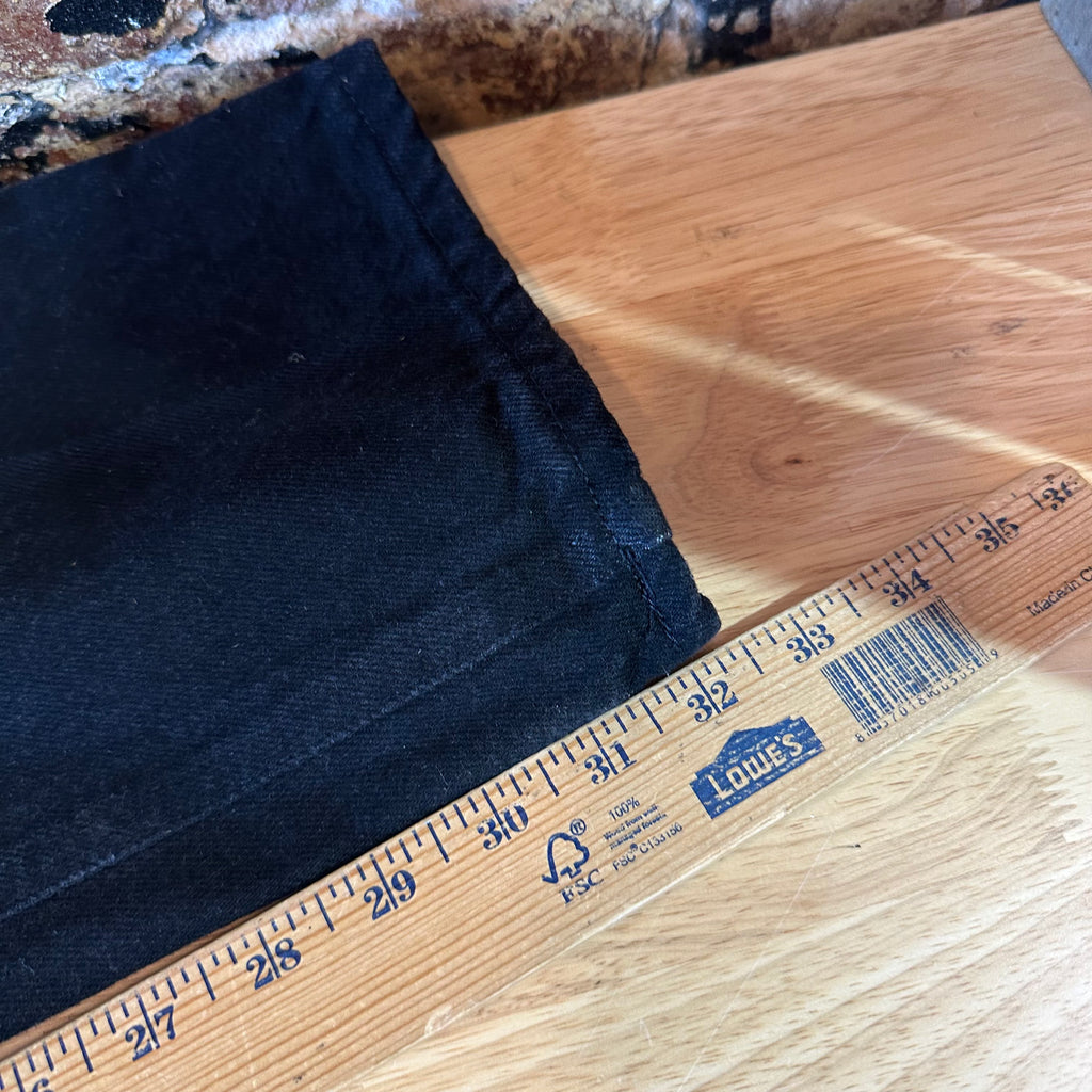 VTG Carhartt B17 Black Jeans Mens 35x32