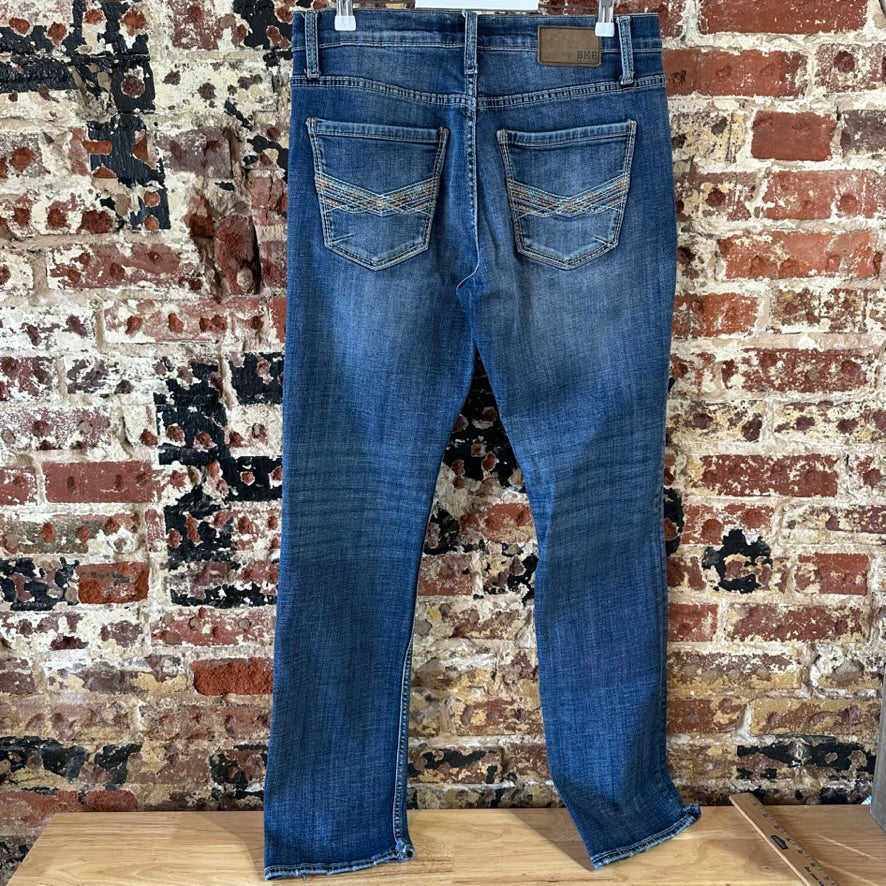BKE Jake Mens 33x34 Blue Jeans