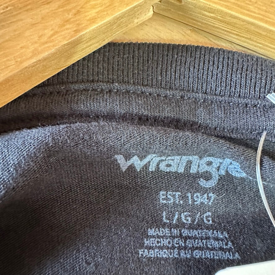 Wrangler Women's Large S/S Black T-Shirt NEW