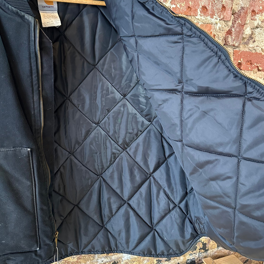 Carhartt Canvas Vest V01 BLK Men's Size 4XL Full Zip Black
