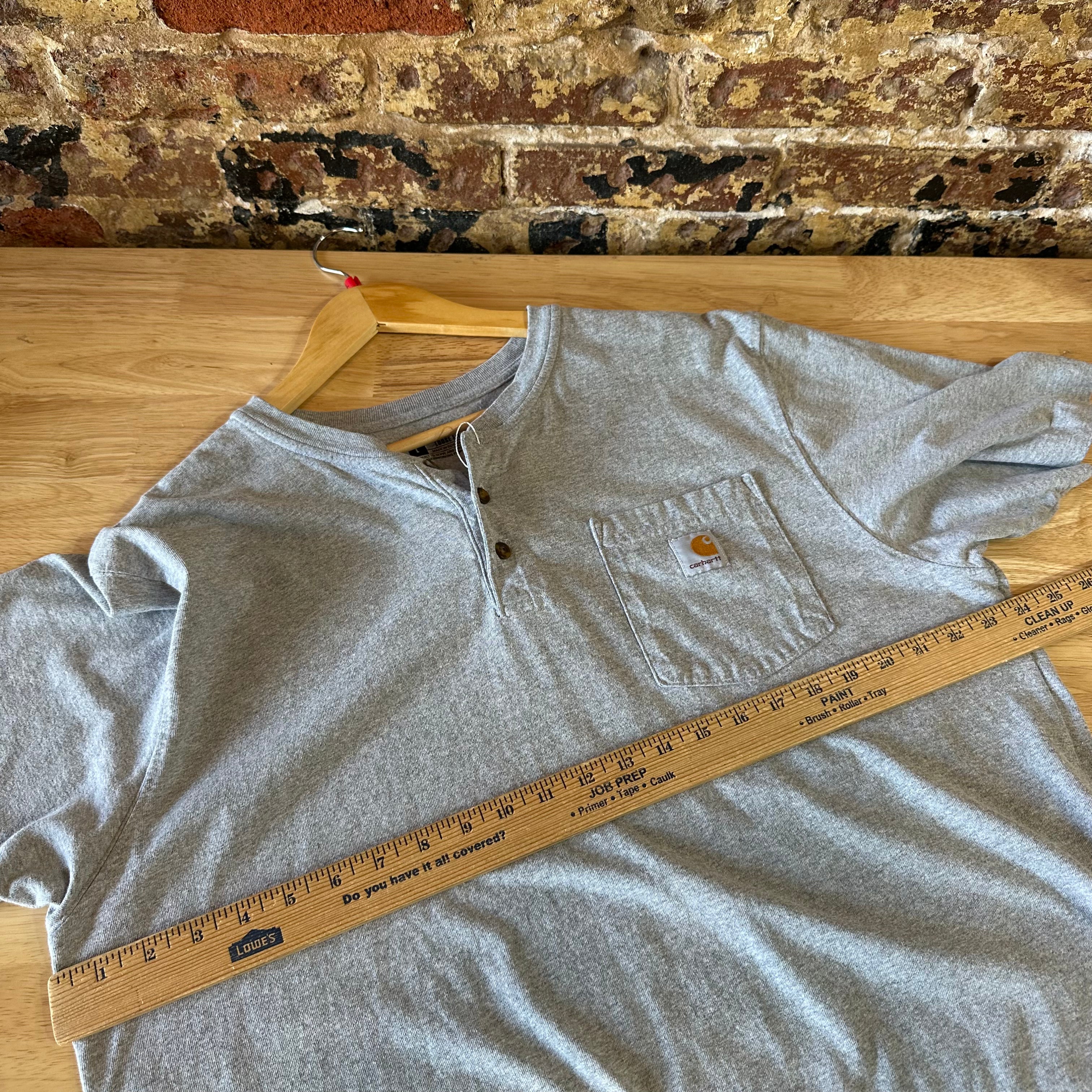Carhartt Mens Large Henley S/S T-Shirt