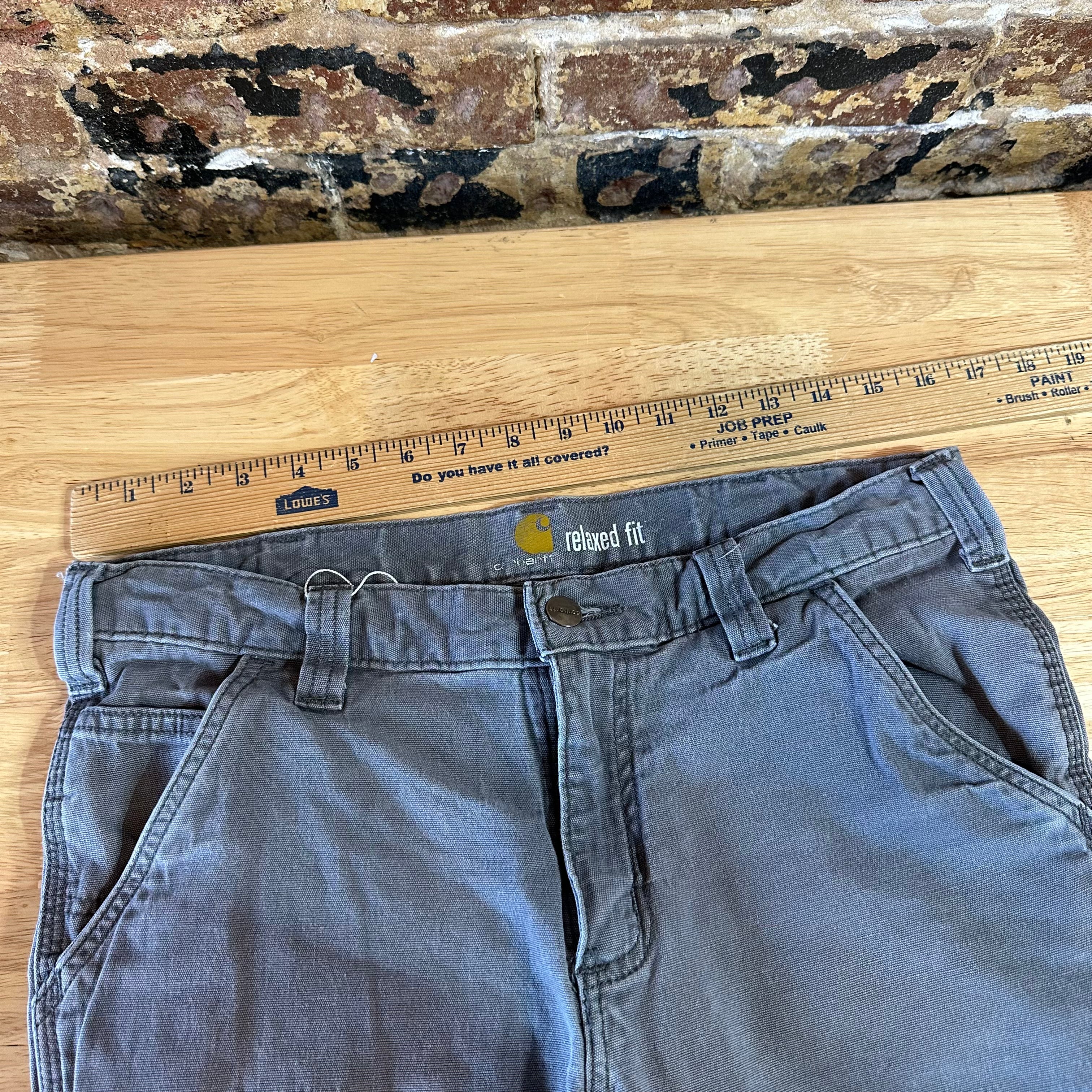 Carhartt Mens 32x30 Gray Pants