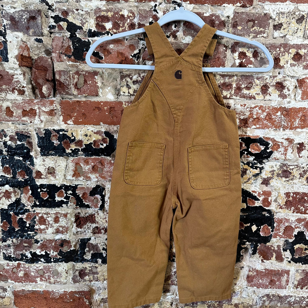 Carhartt Brown Bibs 18M