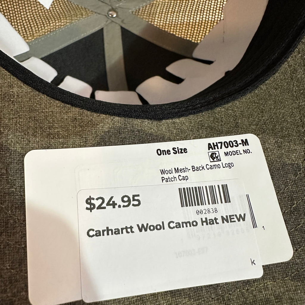 Carhartt Green Camo Hat NEW