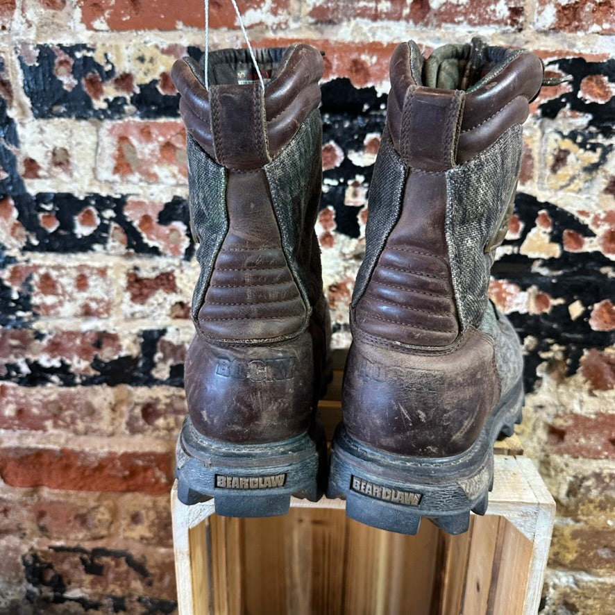 Rocky Camo Boots Mens 9