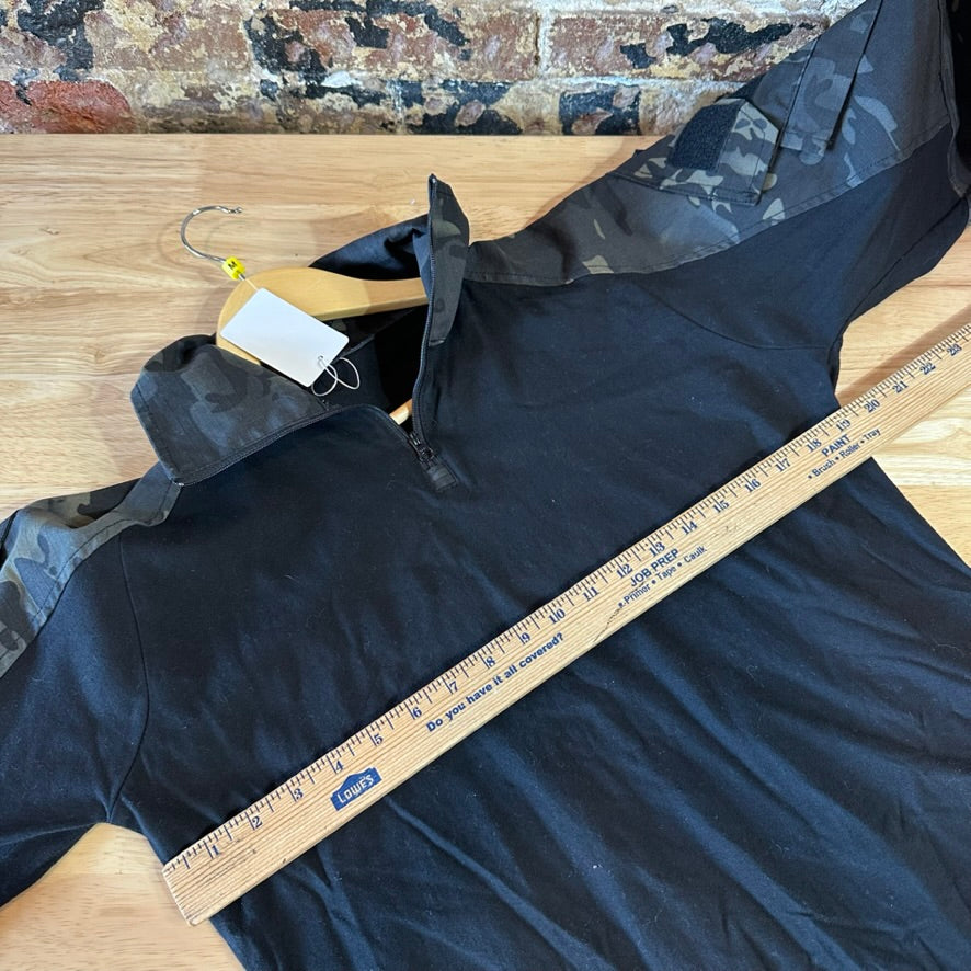 DOGear Medium L/S 1/4 Black Tactical Shirt