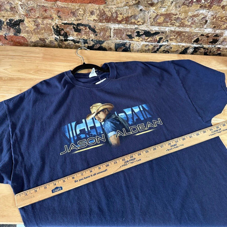 Jason Aldean S/S Blue T-Shirt Men's 2XL