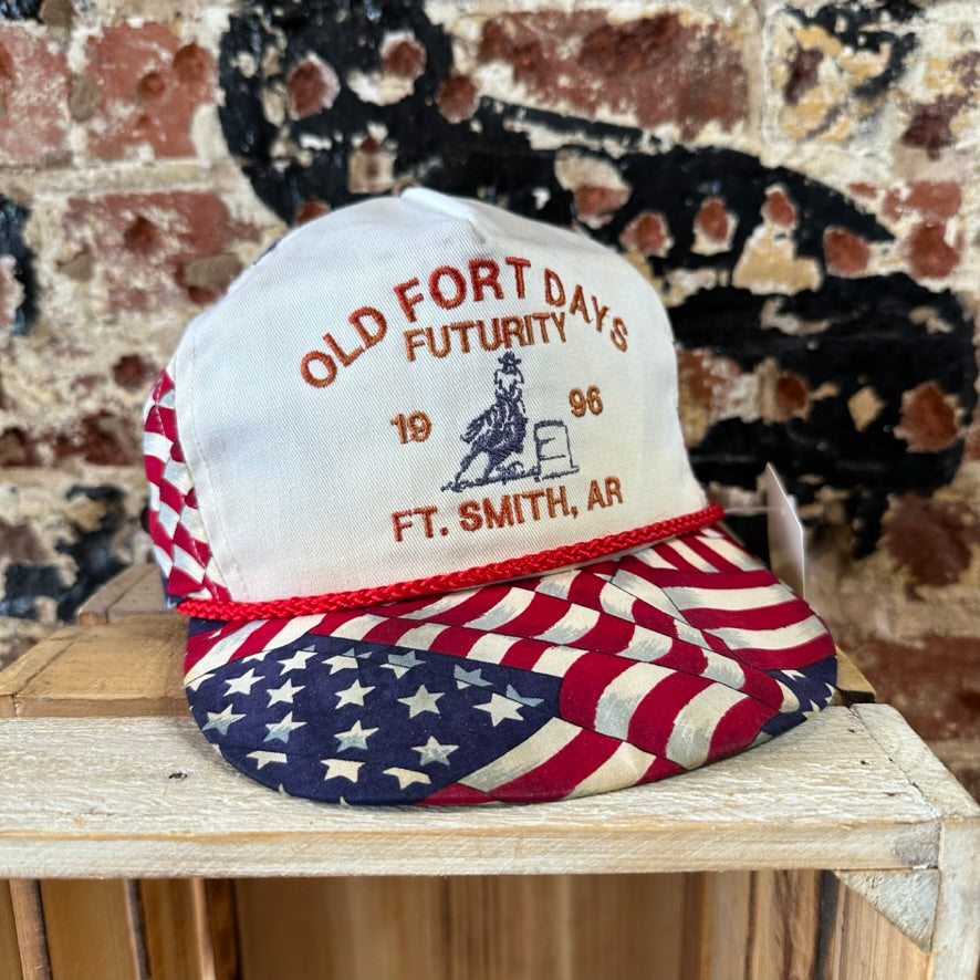 VTG Old Fort Days Rodeo Hat 1996