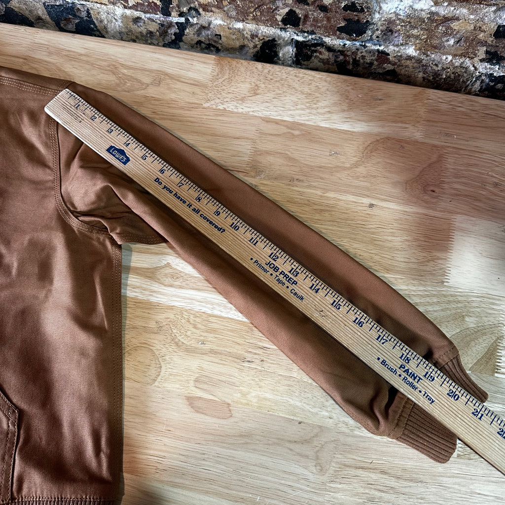 Carhartt Jacket Youth Girls Medium Rugged Flex Canvas Bomber Coat NEW Brown