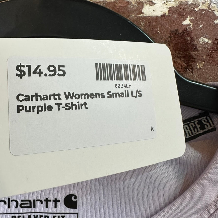 Carhartt Force Sun Defender Long Sleeve T Shirt Women’s Size Small purple
