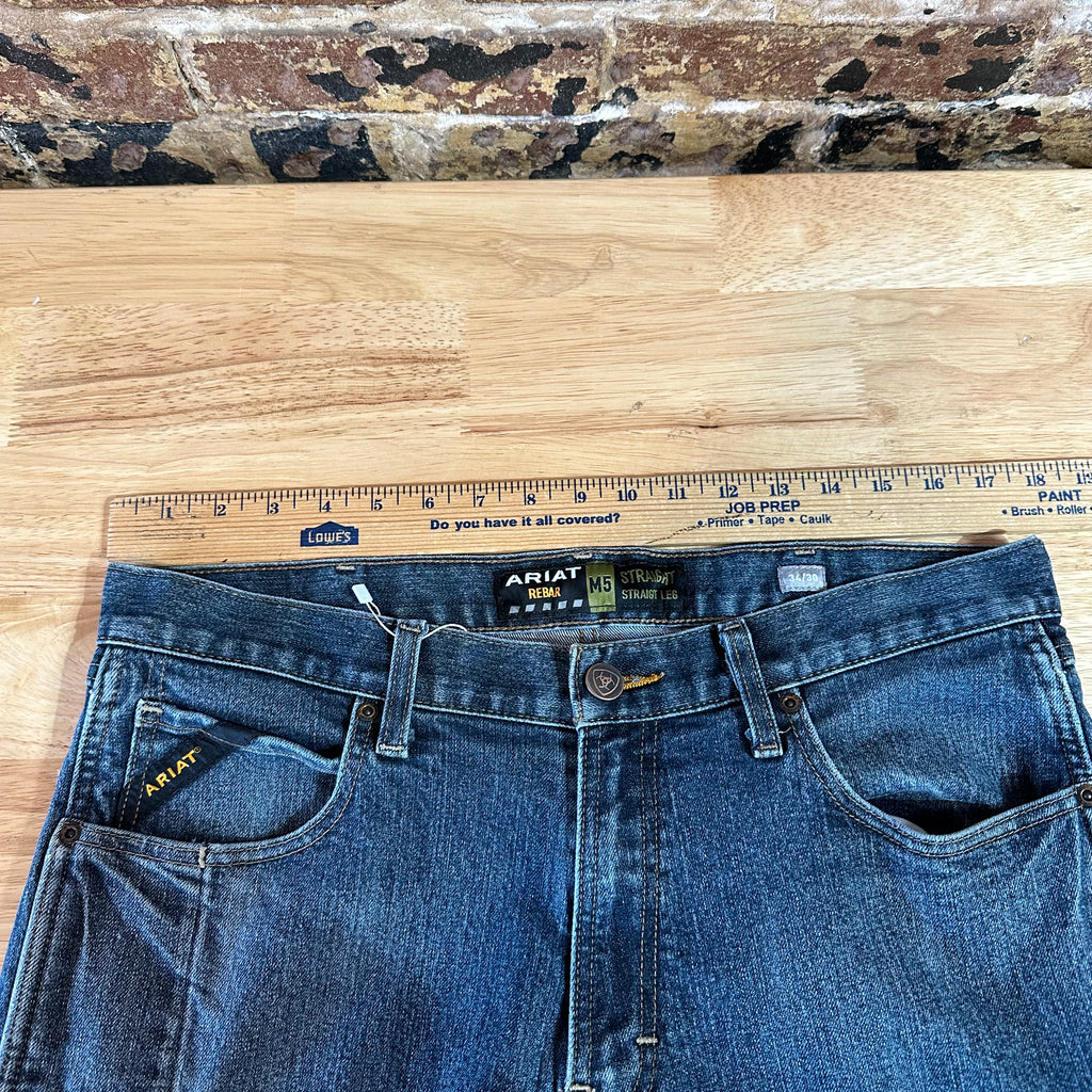 Ariat M5 Mens 34x30 Blue Jeans