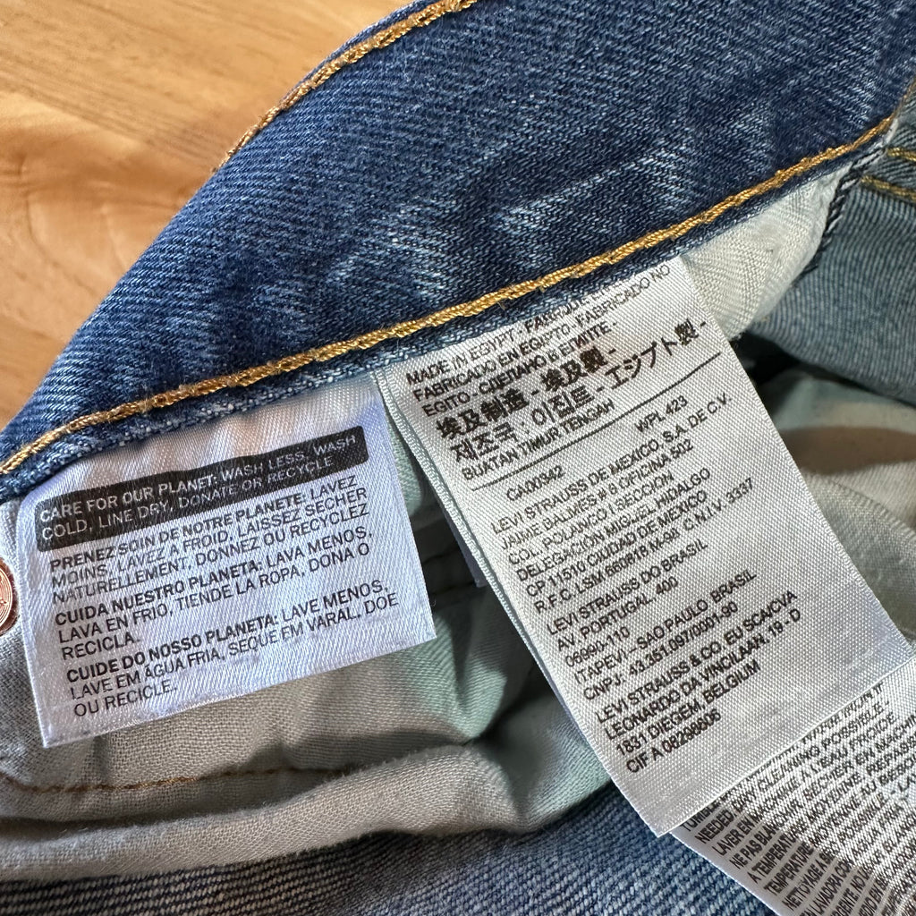Levi's 501 Mens 32x34 Blue Jeans