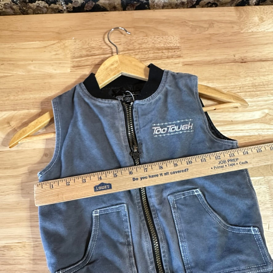 Cowboy Tough Boys 4T Gray Vest