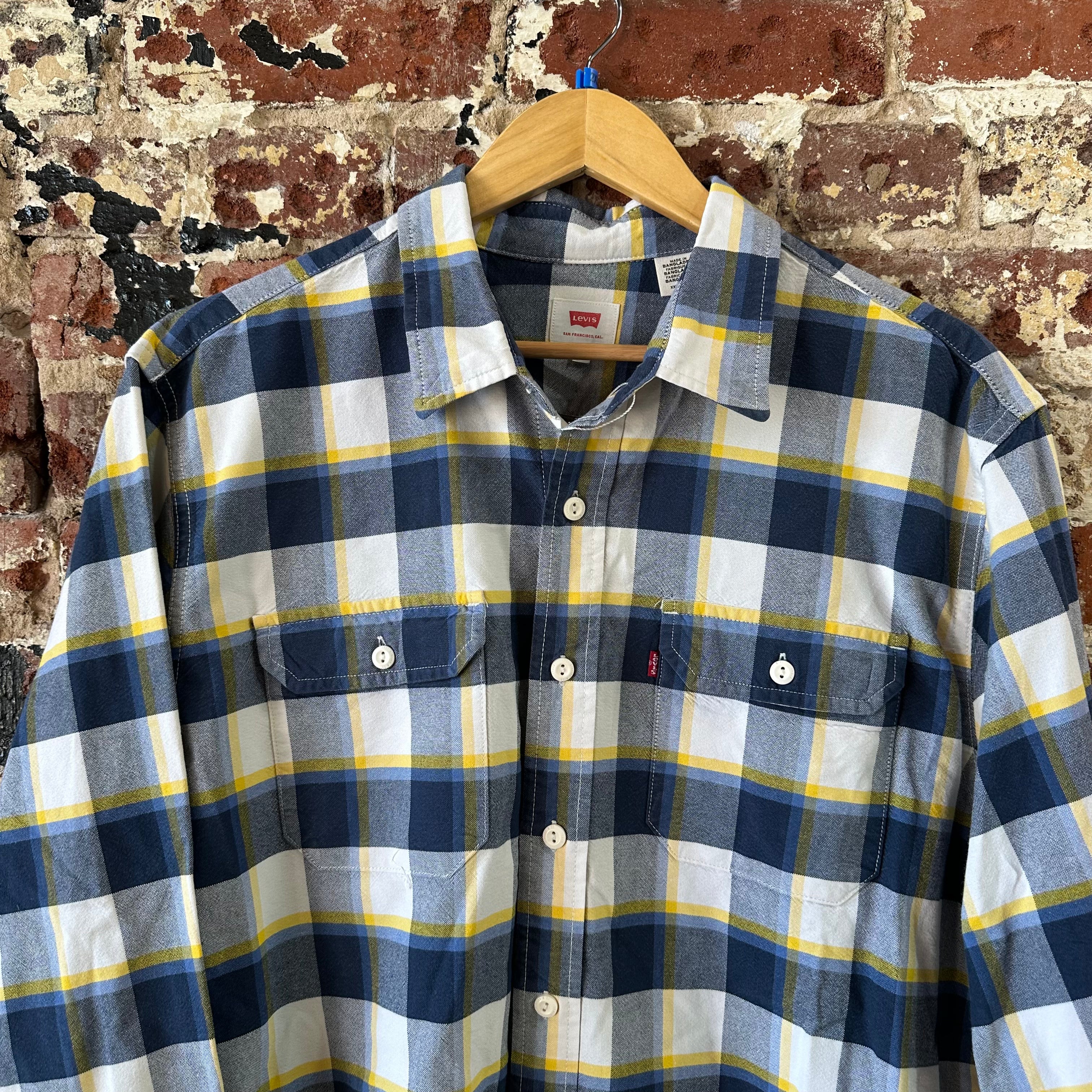 Levi's Mens 2XL Long Sleeve Button Up