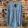 Levi's Mens 3XL Tall Pearl Snap Western Jean Shirt NEW