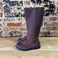 Sorel Womens AINSLEY CATTAIL TALL Leather Waterproof Boots Sz 7.5 Brown