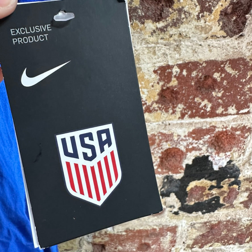 United States National Soccer Team Shirt Megan Rapinoe #15 Mens Small Blue Nike