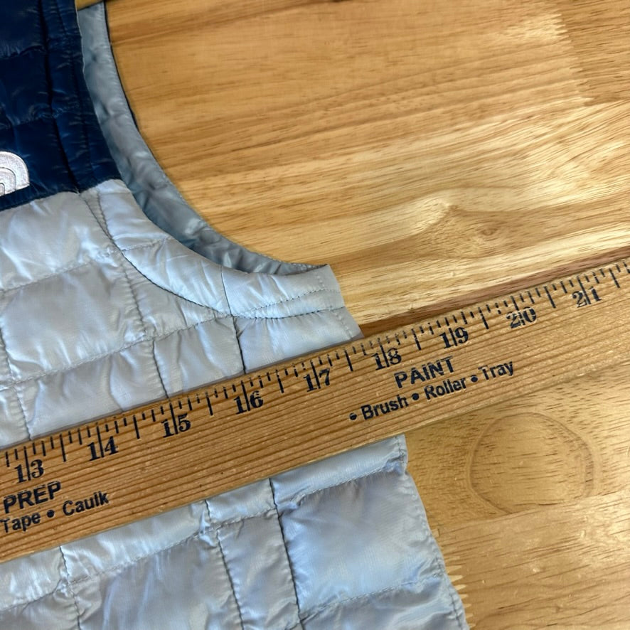 North Face Womens Small Thermoball Blue Vest