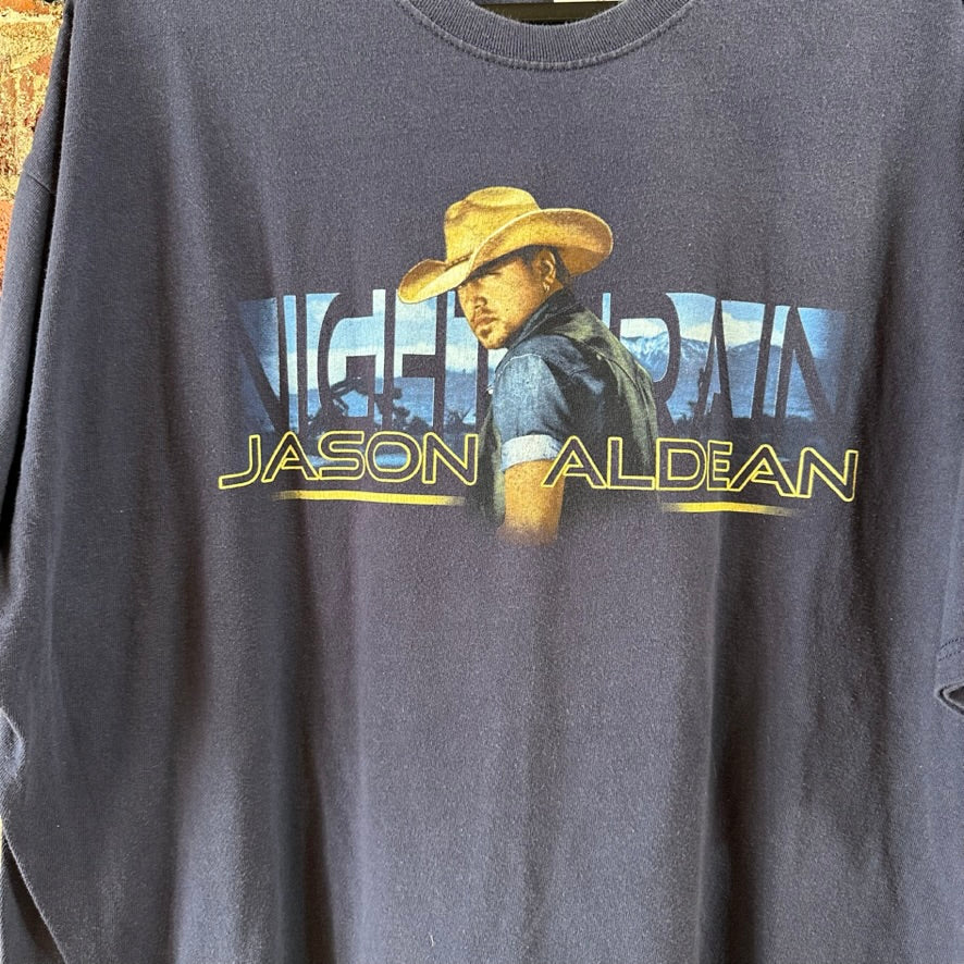 Jason Aldean S/S Blue T-Shirt Men's 2XL