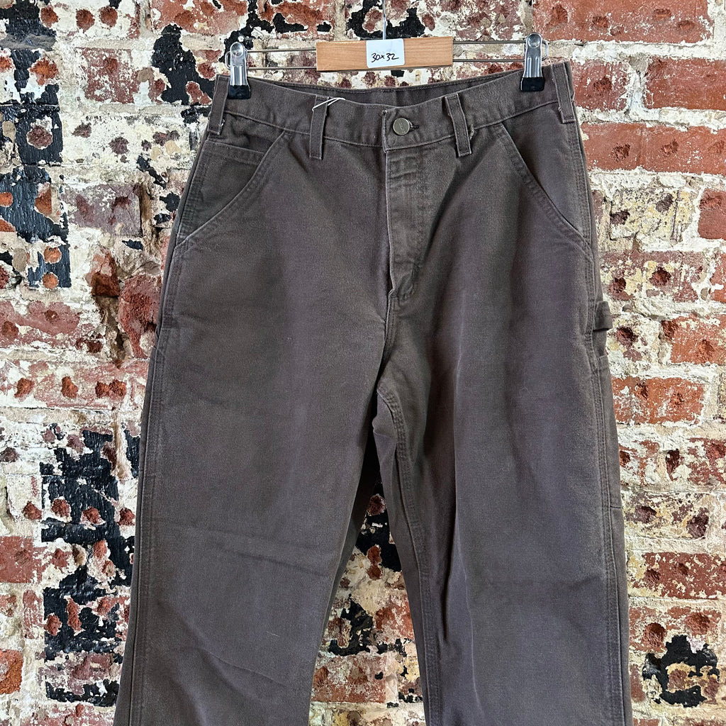 Carhartt Mens 30x32 Dark Brown Pants