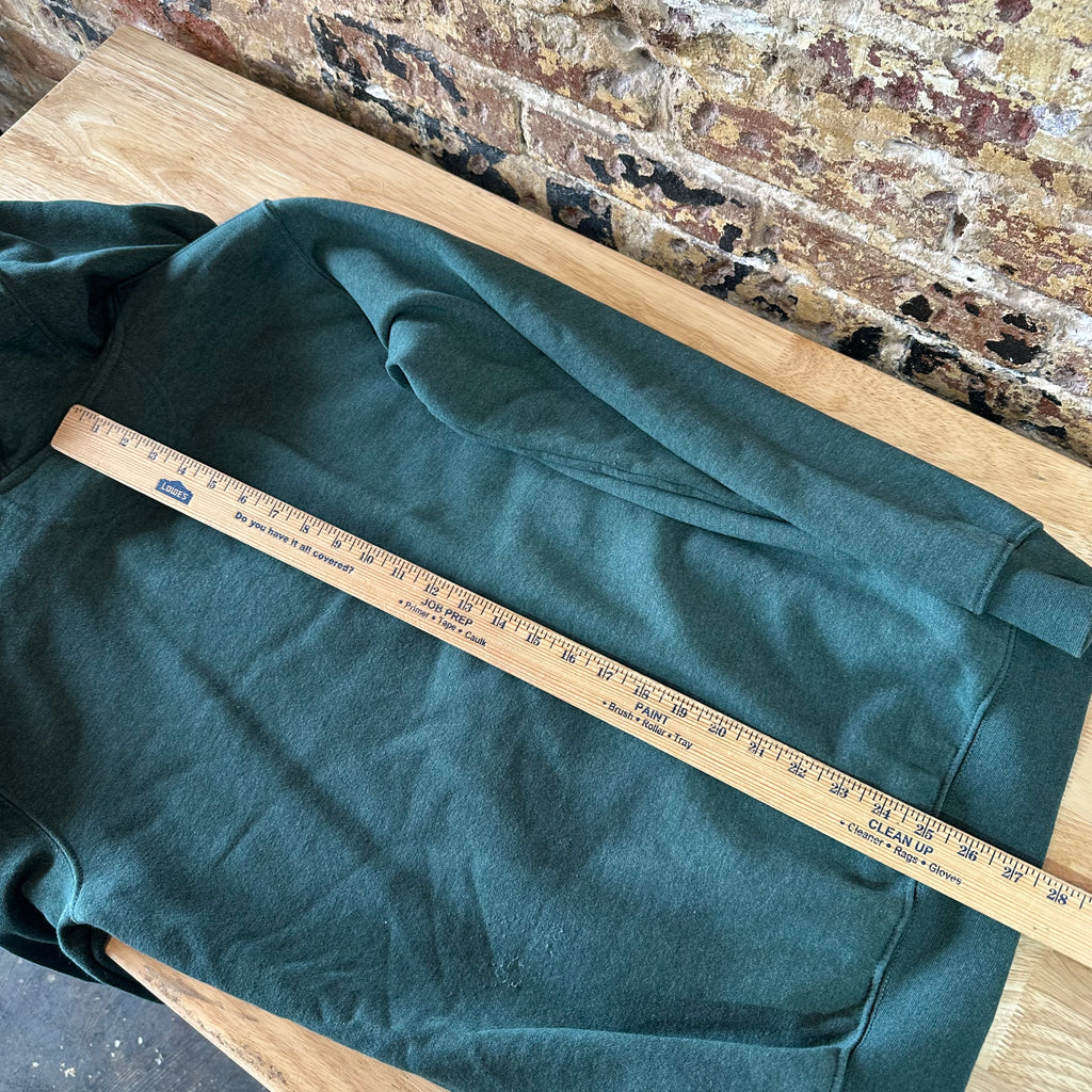 Carhartt Men's Small Sleeve Logo Hoodie Loose Fit Workwear Green K288