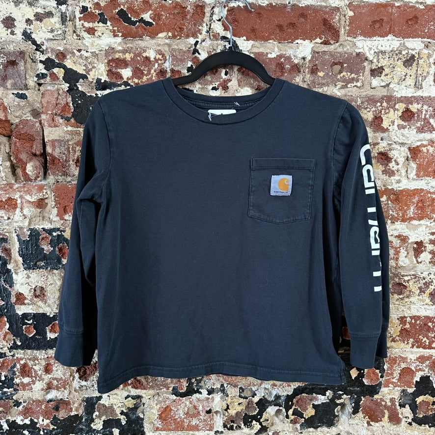 Carhartt Long Sleeve Black T-Shirt Boys Small