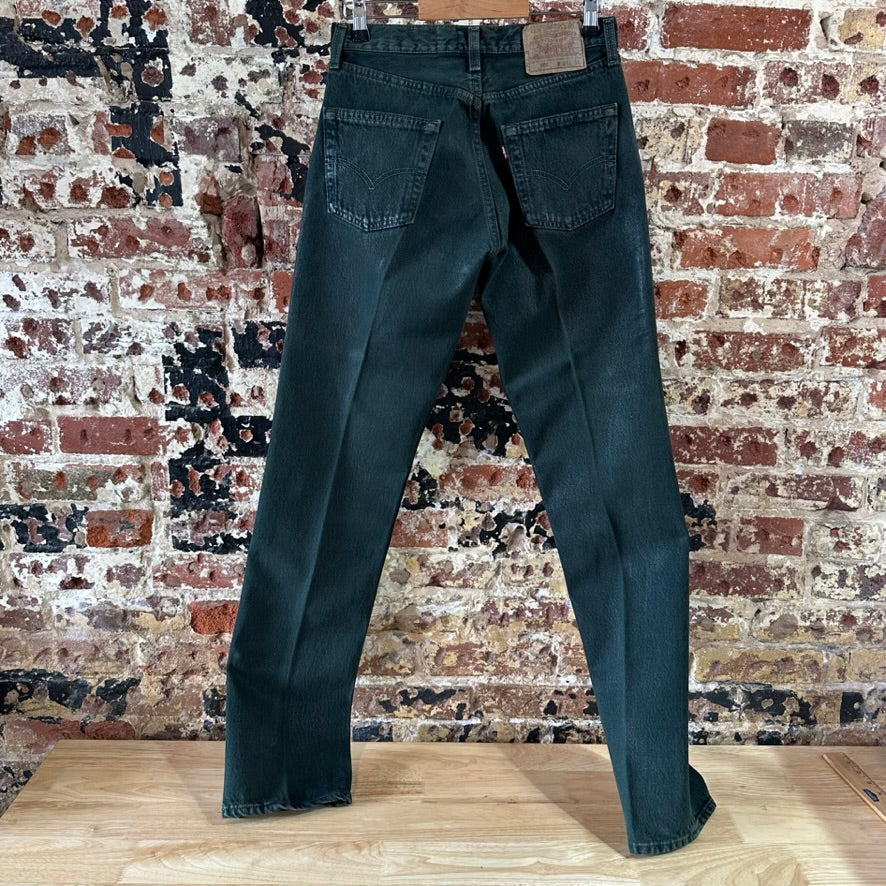 VTG Levis 501 Mens 29x34 Green Jeans