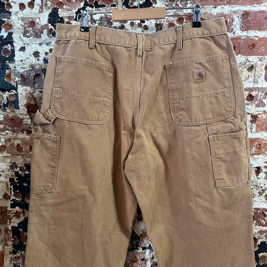 Carhartt B11 BRN Mens 38x30 Pants
