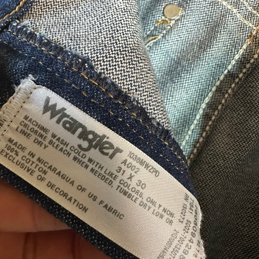 Wrangler Mens 31x30 Blue Jeans