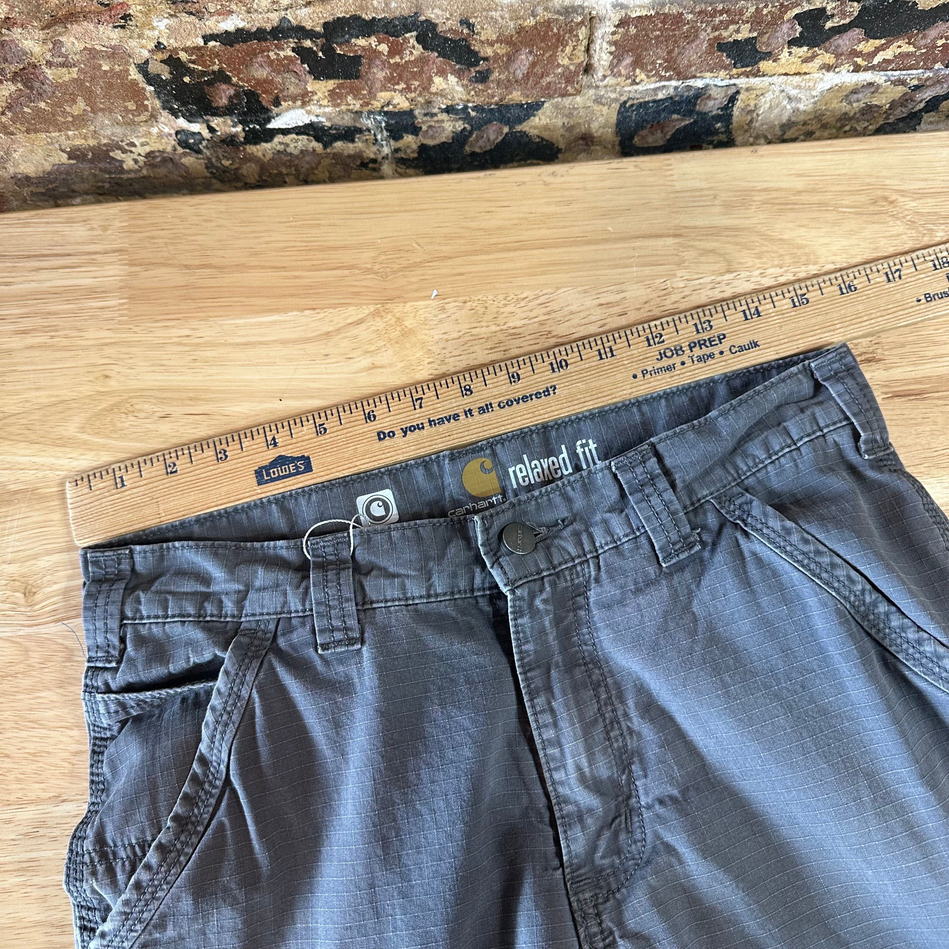Carhartt Mens 30x32 Gray Cargo Pants