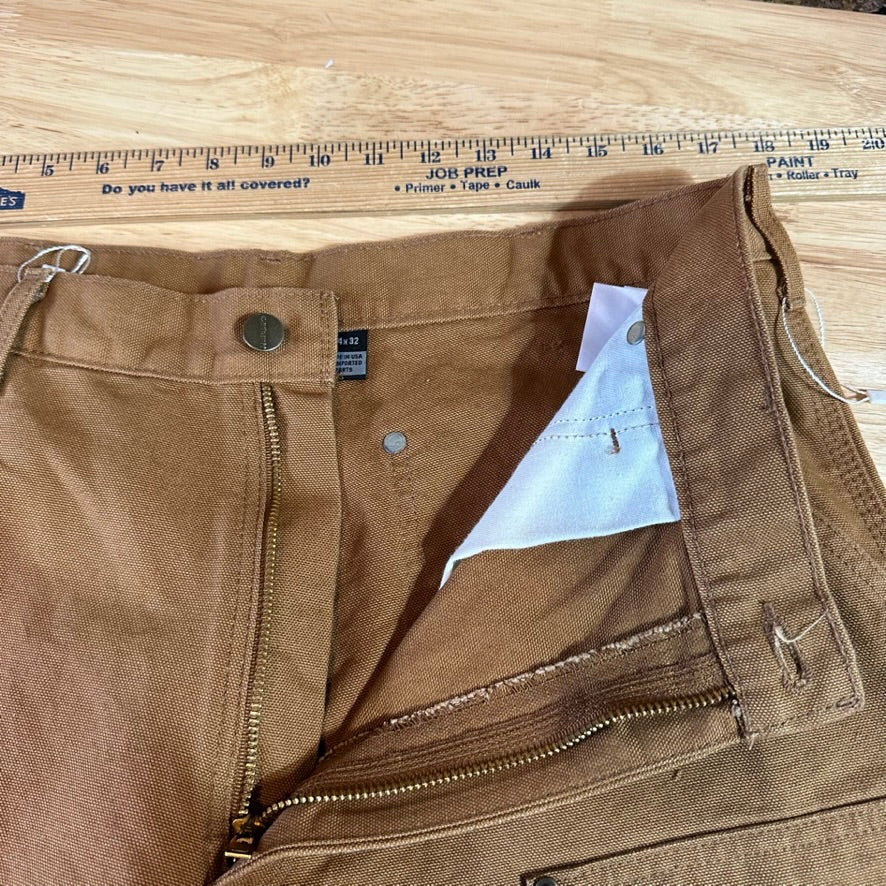 Carhartt B01 Mens 34x32 Brown Pants NEW