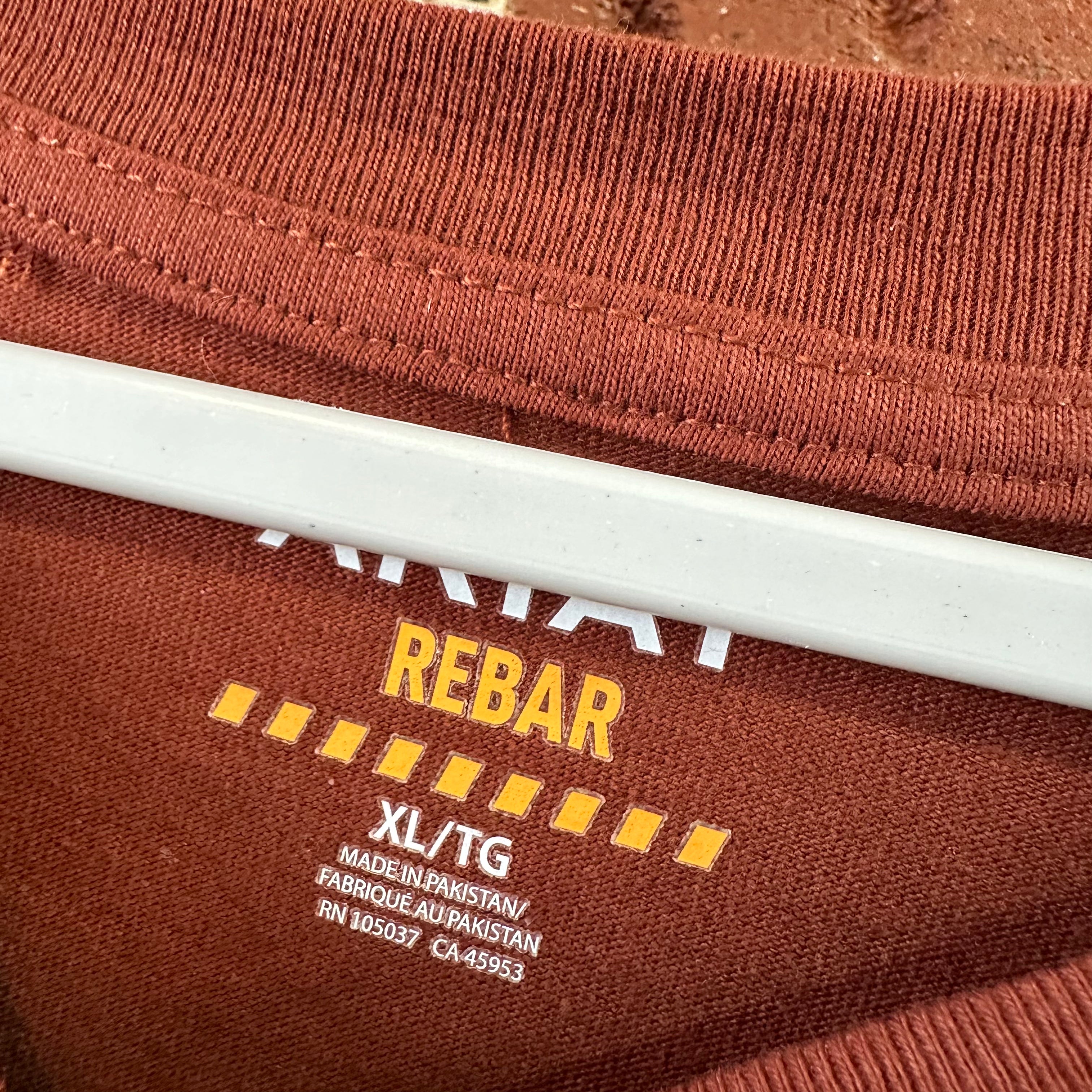 Ariat Rebar Men's XL L/S Cherry T-Shirt NEW