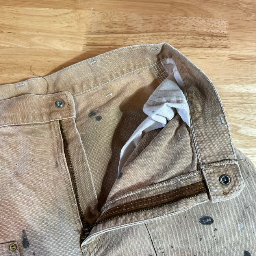 VTG 2005 Carhartt 62W Brown Mens 34x32 Double Knee Pants