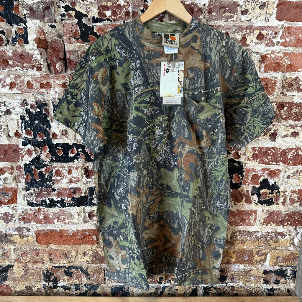 Russell Large S/S Camo T-Shirt NEW
