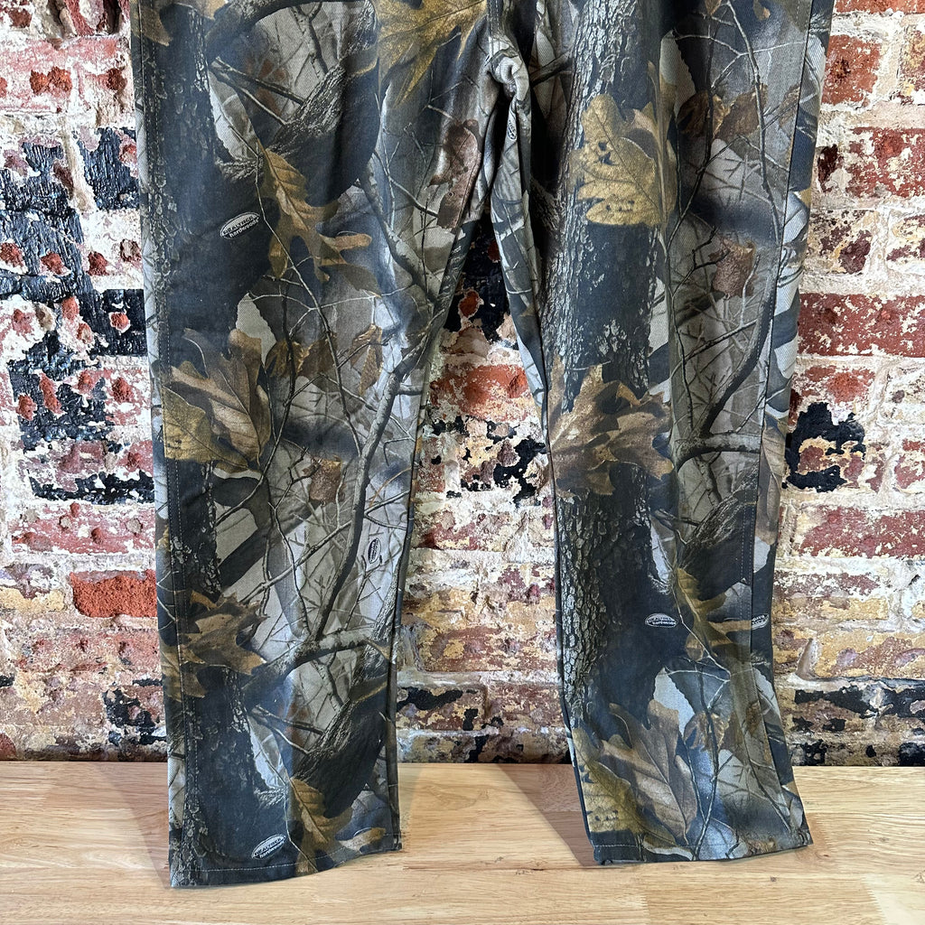 Wrangler Pro Gear Cargo Pants Mens 40x30 Brown Real Tree Camo Hunting Outdoors