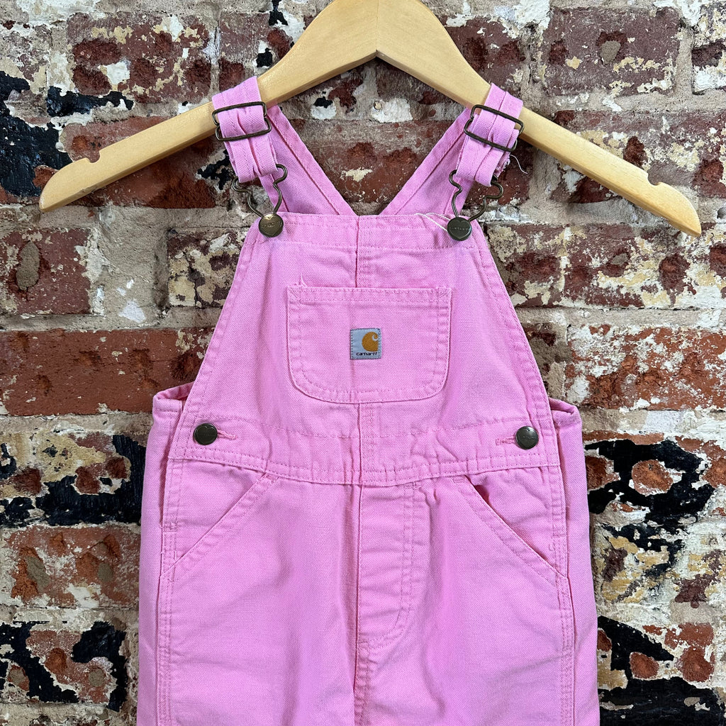 Carhartt Pink Bibs Girls 3T