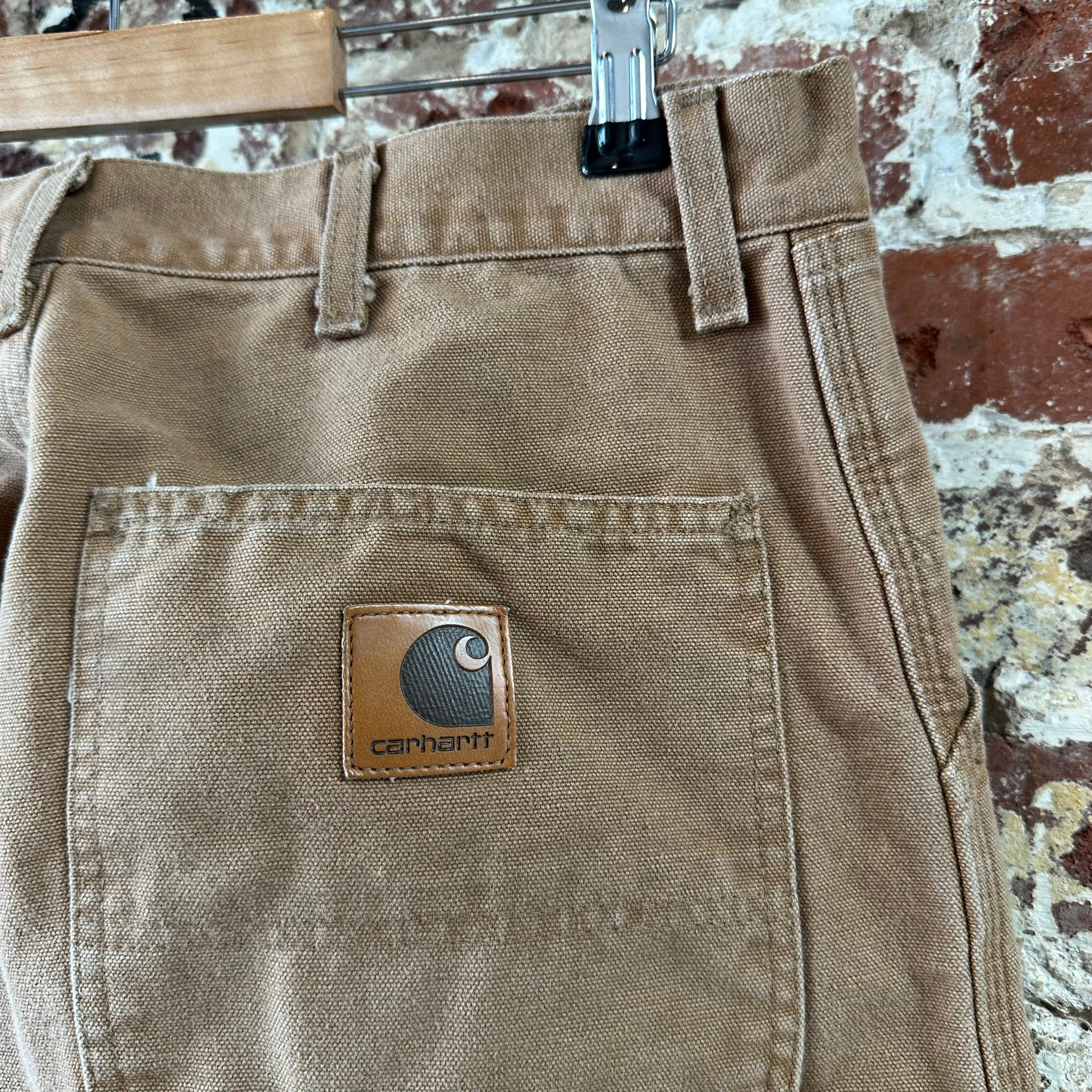 Vintage Carhartt B11 BRN Carpenter Pants 34x32 Brown Workwear 2006