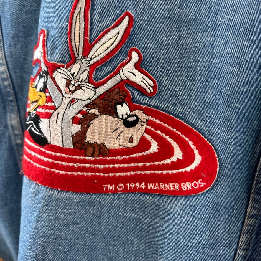 VTG Rustler Looney Tunes Medium Jean Jacket