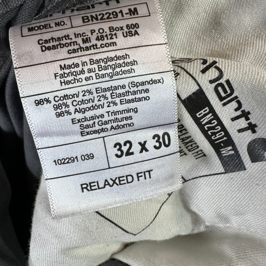 Carhartt Relaxed Fit Rugged Flex Pants Mens 32x30 Gray Workwear