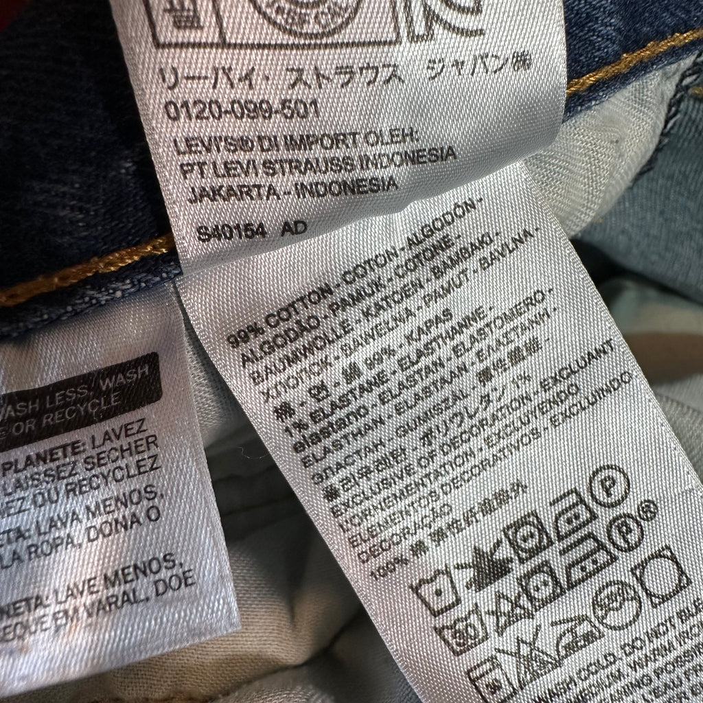 Levi's 501 Mens 32x34 Blue Jeans