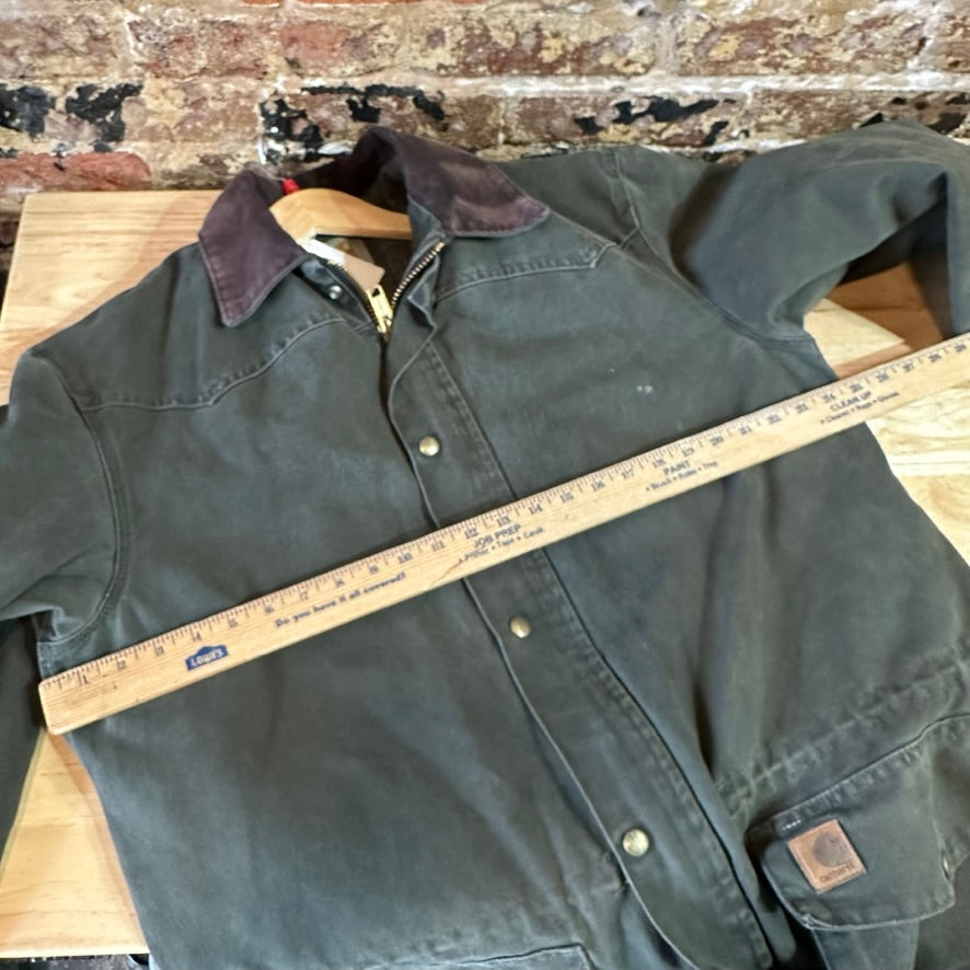 VTG Carhartt C52 MOS Mens Large Green Jacket